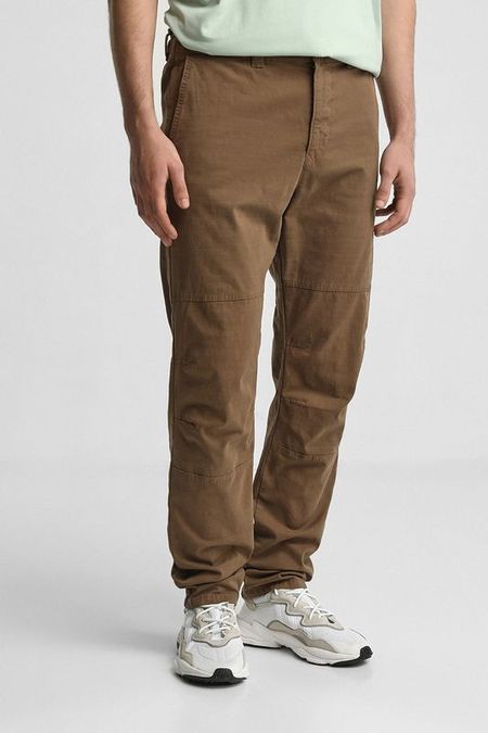 Брюки хлопковые прямого кроя BOSS 10072₽