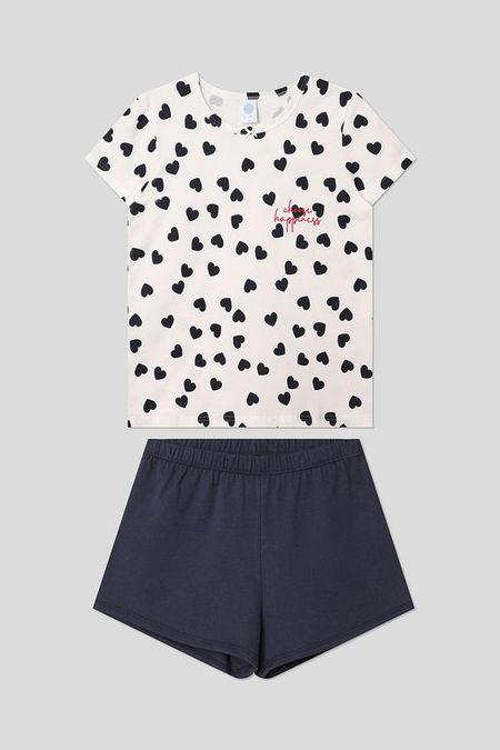 Пижама хлопковая с принтом Sanetta 2992₽