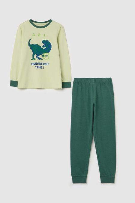 Пижама хлопковая с принтом OVS 1417₽