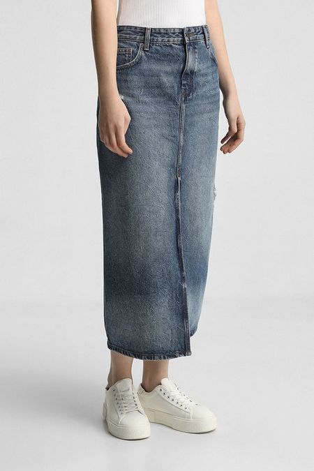 Юбка джинсовая с разрезом HUGO BLUE 9547₽