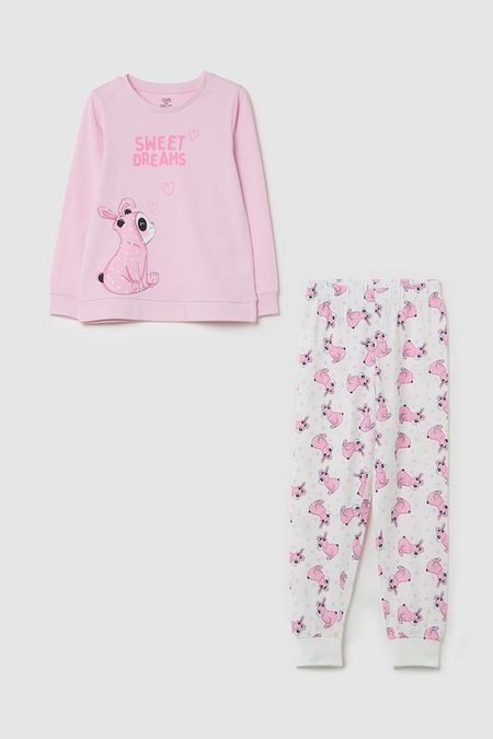 Пижама хлопковая с принтом OVS 1417₽