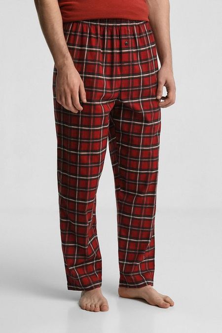 Брюки пижамные хлопковые в клетку BOSS 8092₽