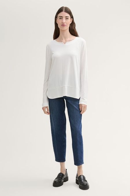 Джинсы однотонные укороченные TOM TAILOR 4724₽