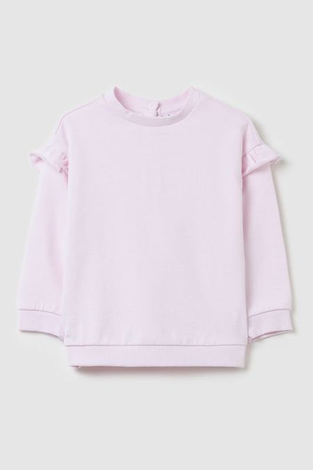 Свитшот хлопковый с рюшами Fagottino 780₽