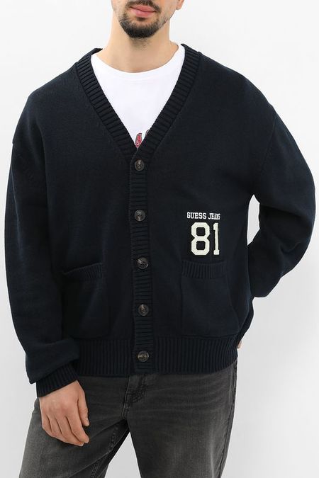 Кардиган хлопковый с карманами Guess Jeans 7080₽