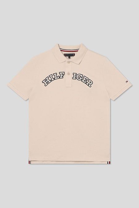 Поло хлопковое с логотипом Tommy Hilfiger 5242₽
