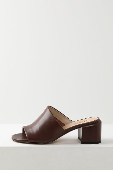 Сабо кожаные на каблуке Ever be 5767₽