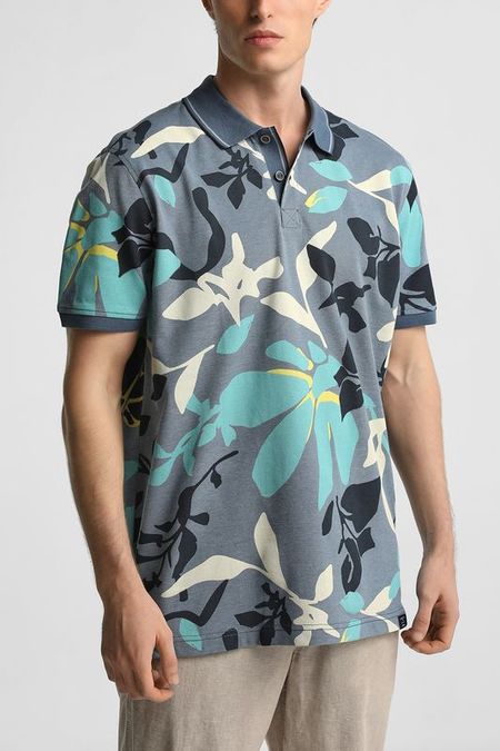 Поло хлопковое с принтом LERROS 3667₽