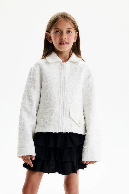 Жакет твидовый на молнии с фальш карманами Silver Spoon Ceremony 7990₽