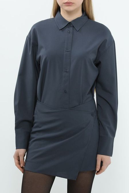 Платье-рубашка с юбкой с запахом Calvin Klein Jeans 10755₽