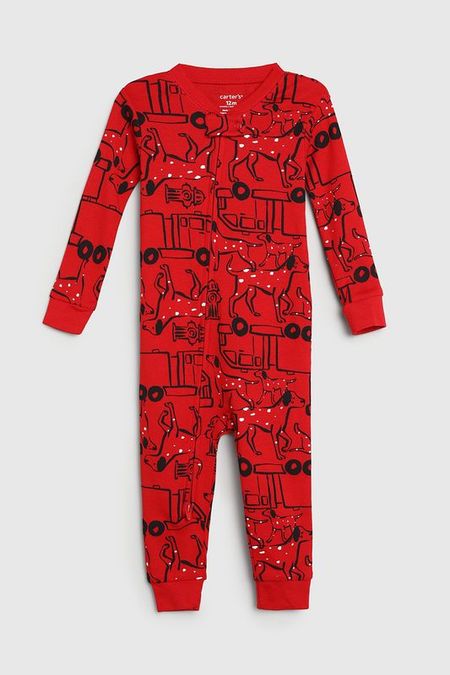 Комбинезон хлопковый на молнии с принтом Carters 1650₽