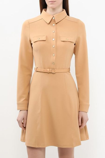 Платье трикотажное с поясом Guess 9810₽