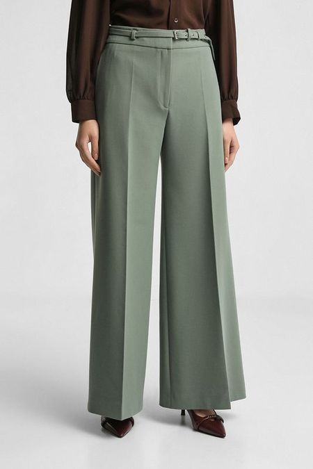 Брюки широкого кроя с ремешком HUGO 15952₽