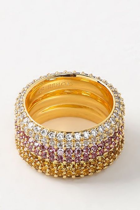 Кольцо с кристаллами Guess 11092₽