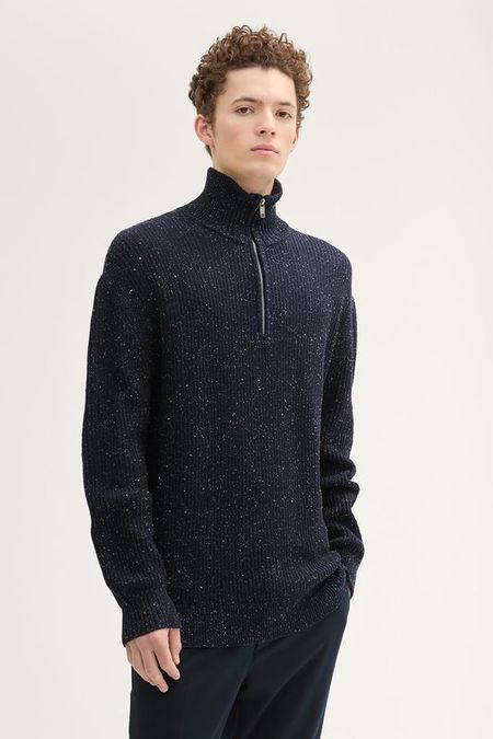 Пуловер с молнией на воротнике TOM TAILOR 4724₽