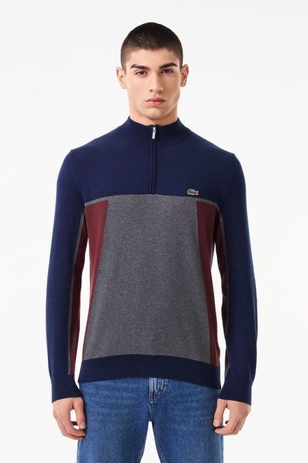 Пуловер стойка на молнии Lacoste 23980₽