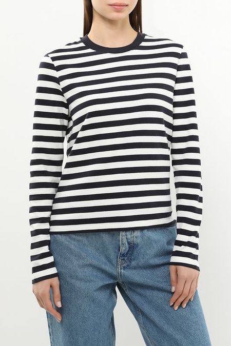 Лонгслив хлопковый в полоску Marc OPolo Denim 4192₽