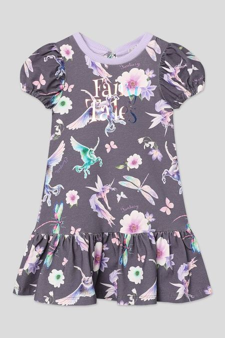 Платье хлопковое с принтом Choupette 2775₽