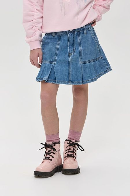 Юбка джинсовая с карманами в складку Choupette 3037₽