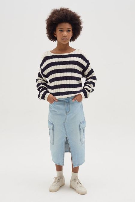 Юбка джинсовая с разрезом и карманами Republic of Denim 1777₽