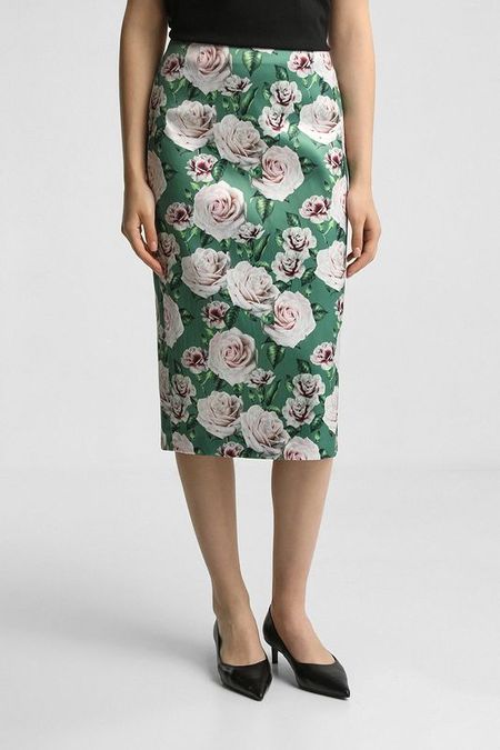 Юбка прямого кроя с принтом BELUCCI 6292₽