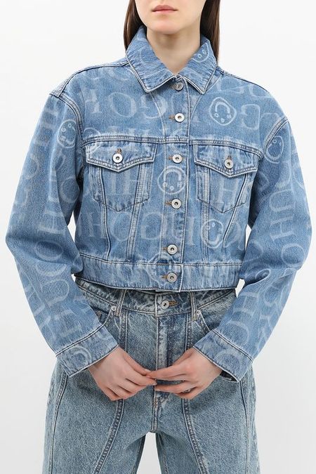 Куртка джинсовая с принтом HUGO BLUE 12750₽