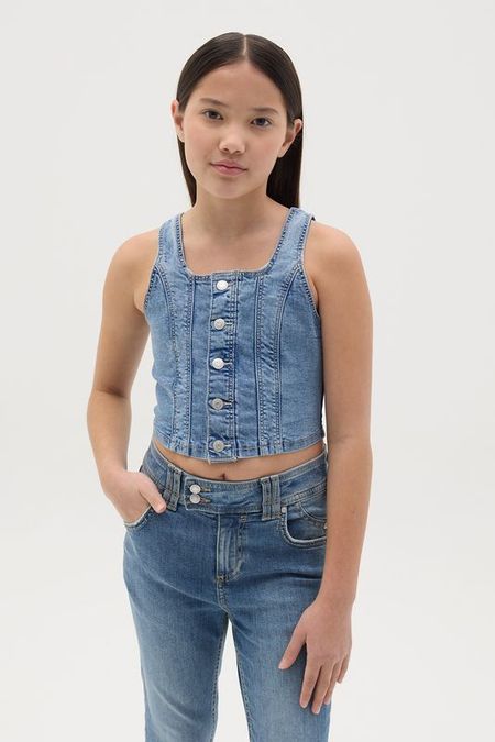 Жилет джинсовый укороченный Republic of Denim 1777₽