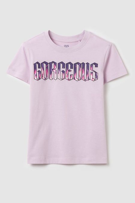 Футболка хлопковая с принтом OVS 517₽