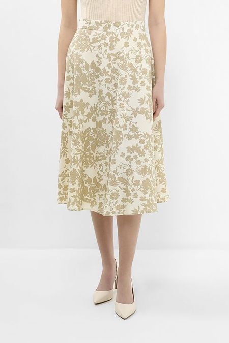Юбка с добавлением льна с принтом SABRINA SCALA 5242₽