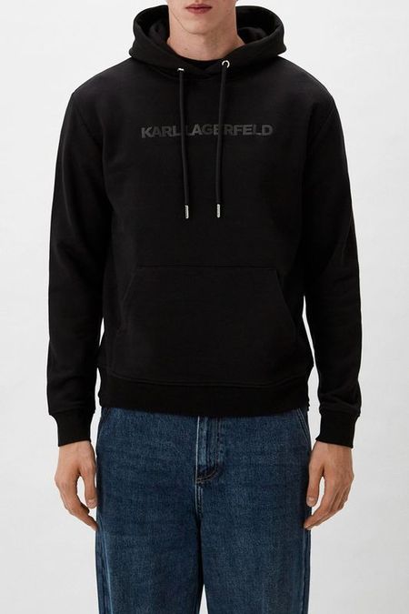 Худи хлопковое с логотипом Karl Lagerfeld 16267₽