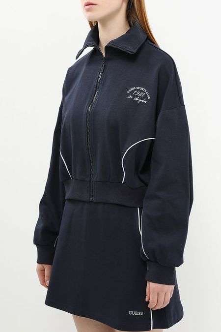 Толстовка хлопковая на молнии Guess 9217₽