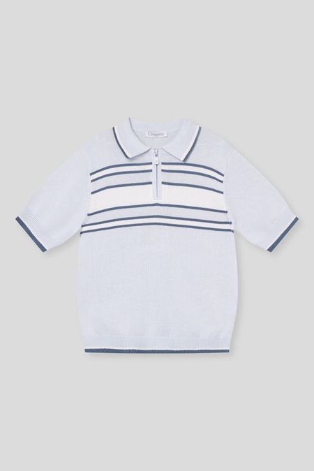 Поло трикотажное с воротником на молнии Choupette 2300₽