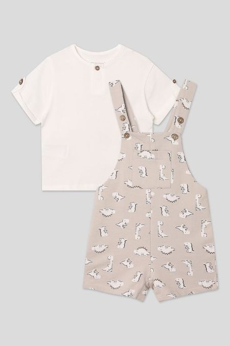 Комплект хлопковый из комбинезона и футболки Mayoral 2247₽