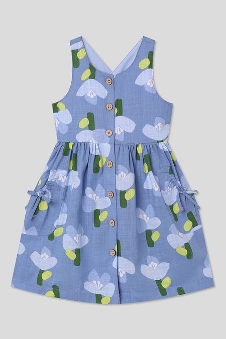 Платье хлопковое без рукавов с принтом Mayoral 2247₽