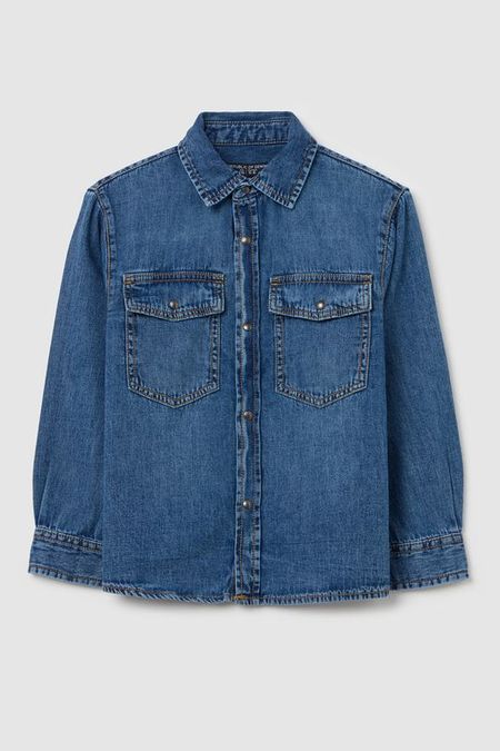 Рубашка джинсовая с карманами Republic of Denim 1567₽