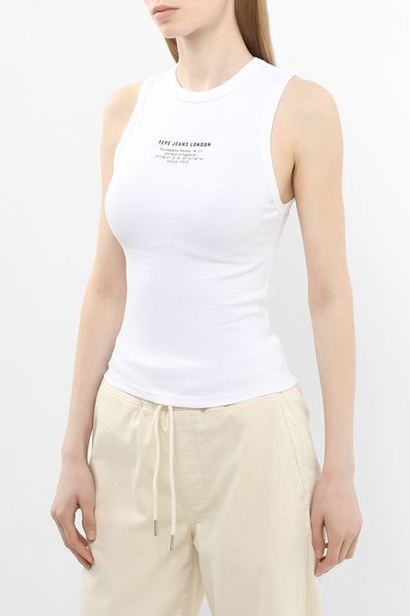 Майка хлопковая с логотипом PEPE JEANS 2092₽