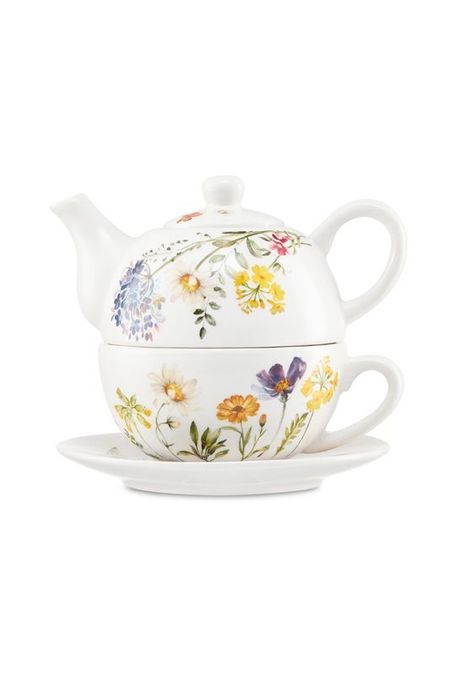Чайный набор из 3 предметов керамический с принтом Полевые цветы Dcor de Table 2992₽