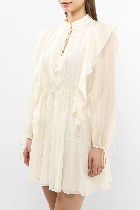 Платье с оборками и эластичным поясом Rinascimento 9967₽