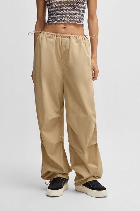 Брюки-парашют мешковатые из хлопка HUGO BLUE 9547₽