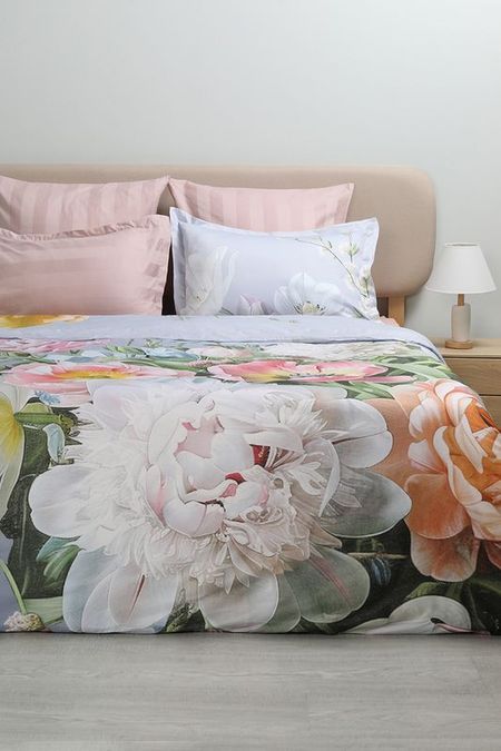 Пододеяльник хлопковый с принтом Fleur Festive Vandyck 5242₽