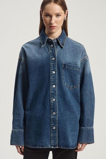 Рубашка джинсовая свободного кроя Nume 3457₽