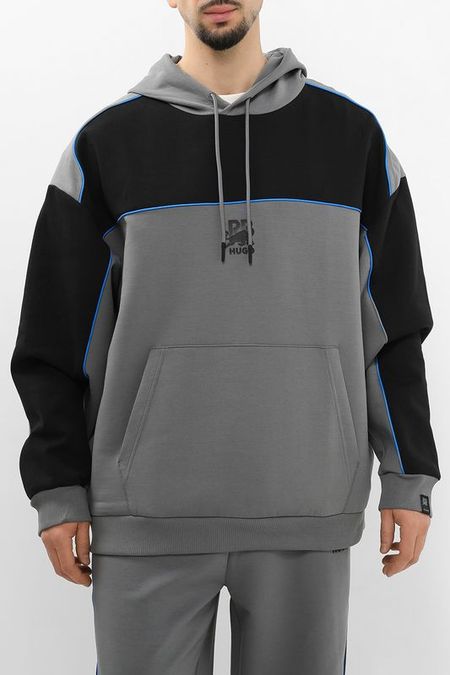 Худи хлопковое с карманом и окантовкой HUGO x RB HUGO 13537₽