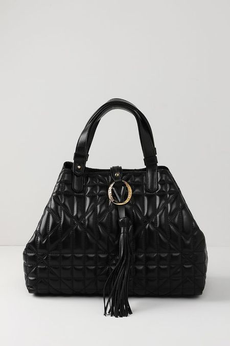 Сумка шоппер кожаная стеганая Valentino Orlandi