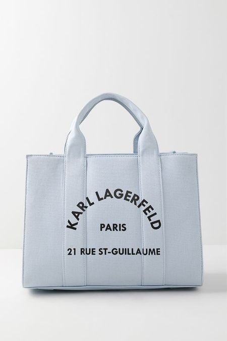 Сумка шоппер хлопковая с логотипом rue st guillaume Karl Lagerfeld 11992₽