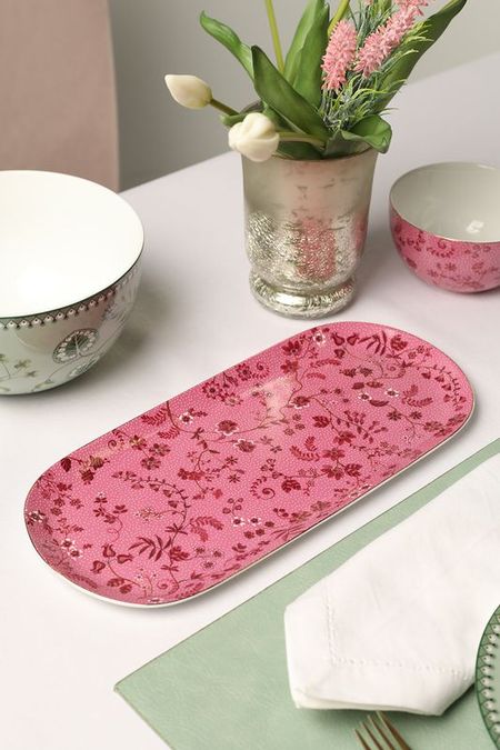 Блюдо овальное фарфоровое с принтом Jolie Pip Studio 2250₽