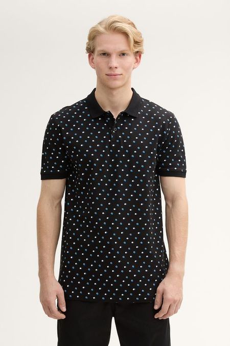 Поло хлопковое с принтом TOM TAILOR 2474₽