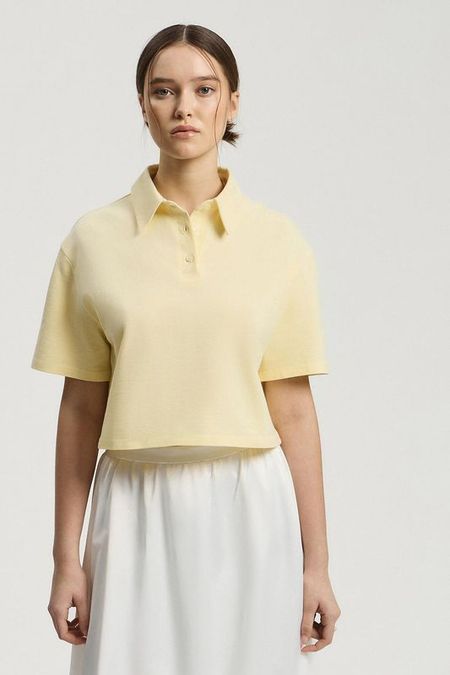 Поло хлопковое укороченное Nume 2092₽