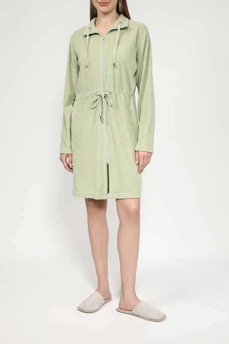 Хлопковый махровый халат на молнии Vandyck 6442₽