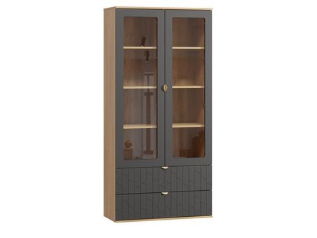 Витрина divanru Монблан-1 Angle Grafit Oak 46990₽