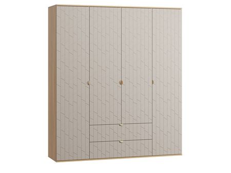 Распашной шкаф divanru Монблан-4 Angle Santiago Oak 69990₽
